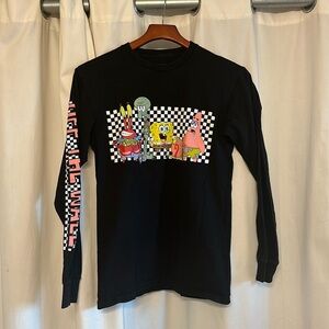 Men’s vans SpongeBob long sleeve tee